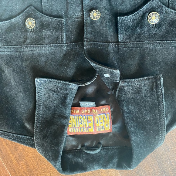 Vintage Black Suede Jacket - Picture 4 of 4